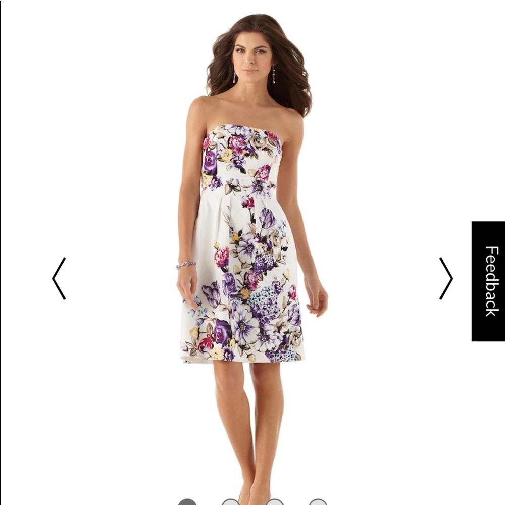 White House Black market floral dress 12